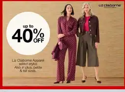 JC Penney Liz Claiborne Apparel offer
