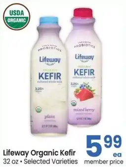 Safeway Lifeway Organic Kefir offer