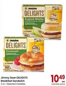 Safeway Jimmy Dean DELIGHTS Breakfast Sandwich offer