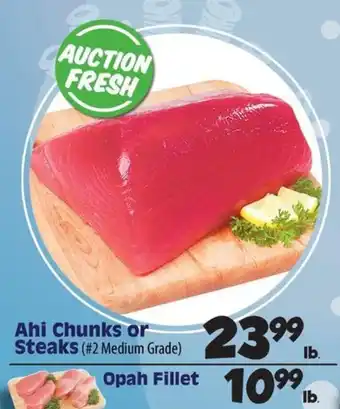 Ahi Chunks or Steaks