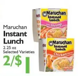 Festival Foods Maruchan Instant Lunch offer