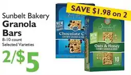Festival Foods Sunbelt Bakery Granola Bars offer