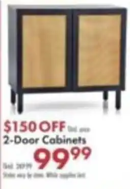Boscov's 2-Door Cabinets offer