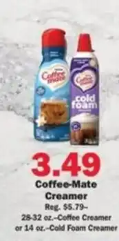 Schnucks Coffee-Mate Creamer offer