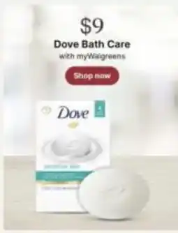 Walgreens Dove Bath Care offer