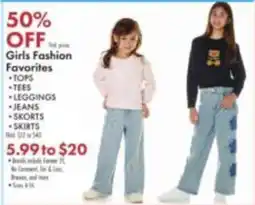 Boscov's Girls Fashion Favorites offer