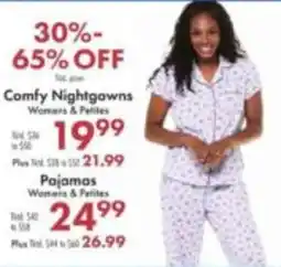 Boscov's Comfy Nightgowns Womens & Petites offer