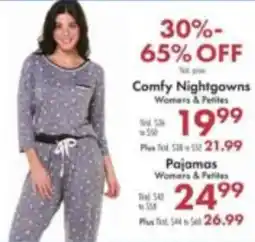Boscov's Comfy Nightgowns Womens & Petites offer