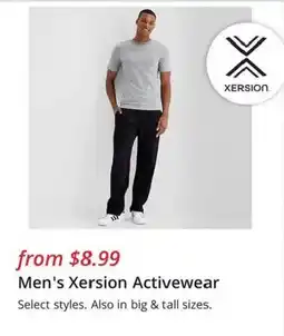 JC Penney Men's Xersion Activewear offer