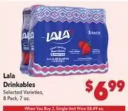Vallarta Supermarkets Lala Drinkables offer