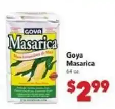 Vallarta Supermarkets Goya Masarica offer