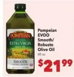 Vallarta Supermarkets Pompeian extra virgin olive oil offer