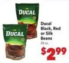 Vallarta Supermarkets Ducal black, red or silk beans offer
