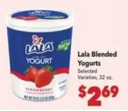 Vallarta Supermarkets Lala Blended Yogurt offer