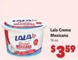 Vallarta Supermarkets Lala Crema Mexicana offer
