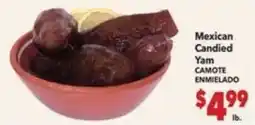 Vallarta Supermarkets Mexican Candied Yam offer