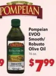 Vallarta Supermarkets Pompeian evoo smooth/robusto olive oil offer