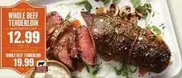 Lowes Foods Certified Angus Beef Whole Beef Tenderloin offer