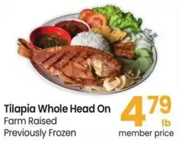 Safeway Tilapia Whole Head On offer