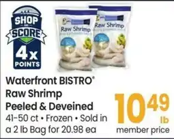 Safeway Waterfront Bistro Raw Shrimp offer