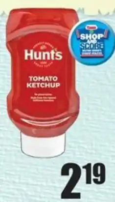 Times Supermarkets Hunts tomato ketchup offer