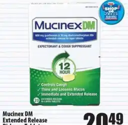 Times Supermarkets Mucinex DM Extended Release Bilayer Tablets offer