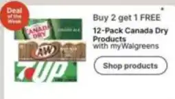 Walgreens 12-Pack Canada Dry Products offer