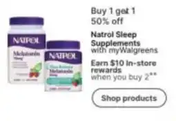 Walgreens Natrol Sleep Supplements offer