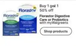 Walgreens Florastor Digestive Care or Probiotics offer