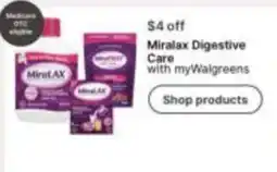 Walgreens Miralax Digestive Care offer