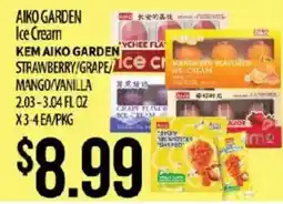 Hmart Aiko garden ice cream offer
