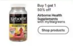 Walgreens Airborne Health Supplements offer