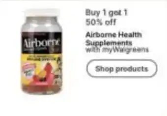 Walgreens Airborne Health Supplements offer