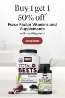 Walgreens Force Factor Total Beets offer