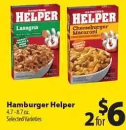 Times Supermarkets Hamburger Helper offer