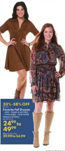 Boscov's Favorite Fall Dresses offer