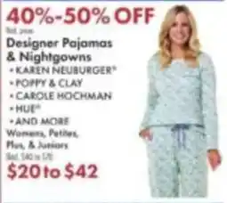 Boscov's Designer Pajamas & Nightgowns offer