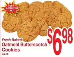 Super Saver Fresh Baked Oatmeal Butterscotch Cookies offer