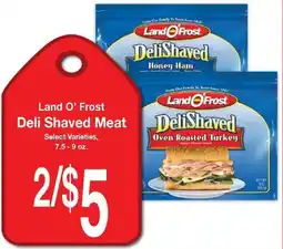 Super Saver Land O' Frost Deli Shaved Meat offer