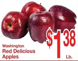 Super Saver Washington Red Delicious Apples offer