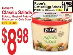 Super Saver Reser's classic salads offer