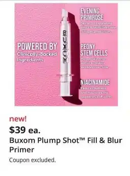JC Penney Buxom Plump Shot™ Fill & Blur Primer offer