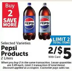 Food City Pepsi Products offer