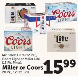 Food City Michelob Ultra, Coors Light or Miller Lite offer