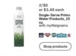 Walgreens Poland Spring Single-Serve Water Products offer