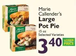 Festival Foods Marie Callender's Large Pot Pie offer