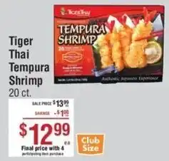 Smart & Final Tiger Thai Tempura Shrimp offer