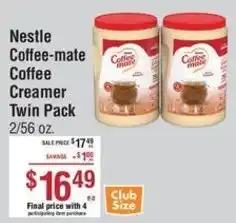 Smart & Final Nestle coffee-mate coffee creamer offer
