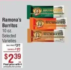 Smart & Final Ramona's Burritos offer