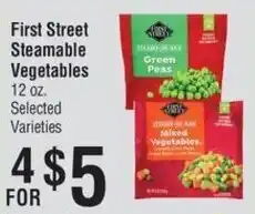 Smart & Final First Street Steamable Vegetables offer